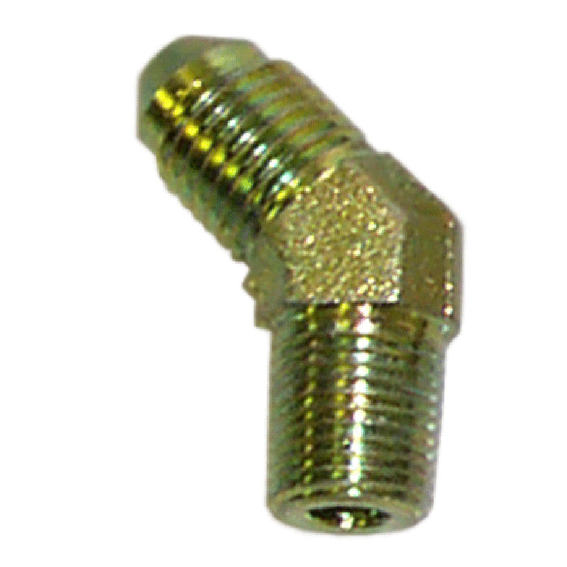 #3 MALE TO 1/8 PIPE, 45 DEG.