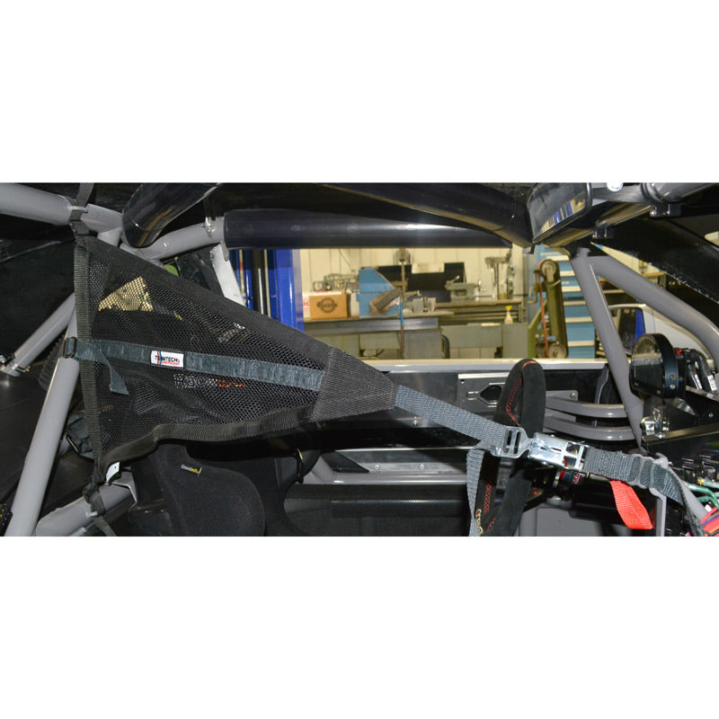 CENTER HEAD NET, BLACK, MESHKEVLAR STRAP