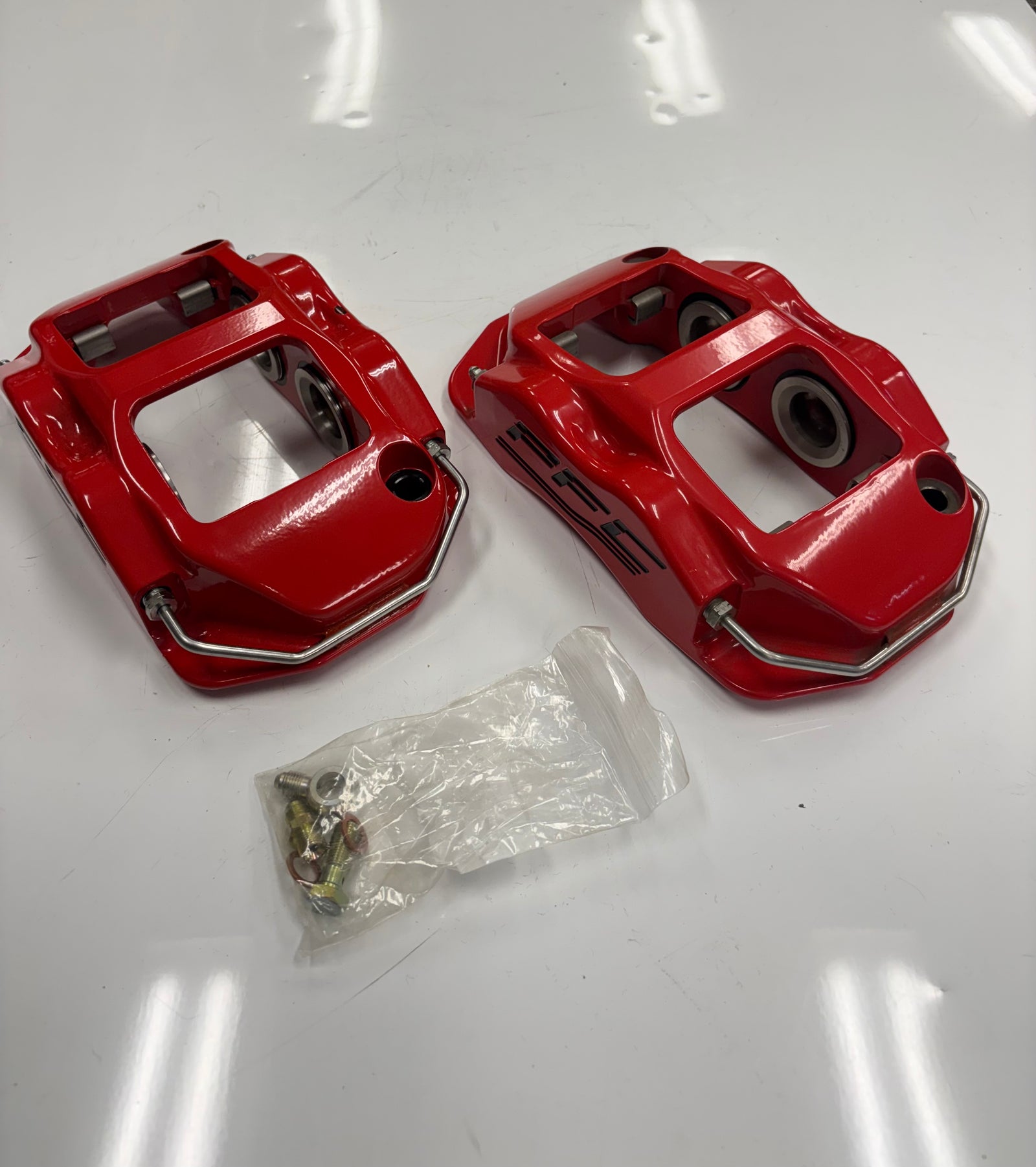 USED (NEW) PFC BRAKES ZR34 RACE CALIPER, LH-TRAILING, 4 PISTON