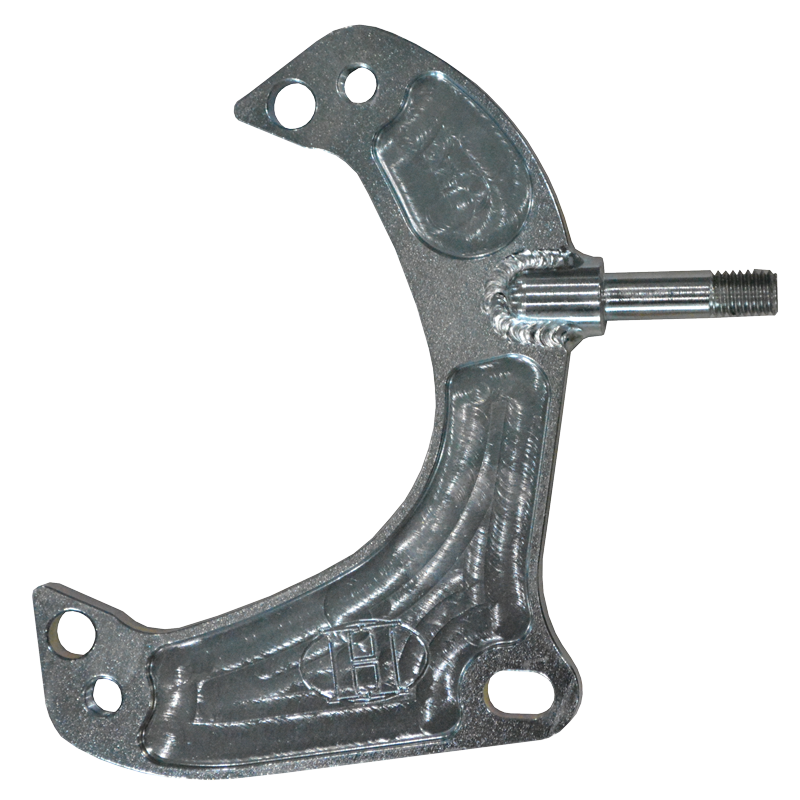 CALIPER BRACKET - PINTO SPINDLE TO BIG GM CALIPER - D52 STYLE - 11.75 ROTOR